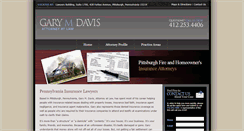 Desktop Screenshot of gmdavislaw.com